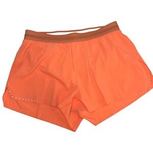 Lululemon Medium hottie hot shorts orange Womens Athletic Running Lined workout